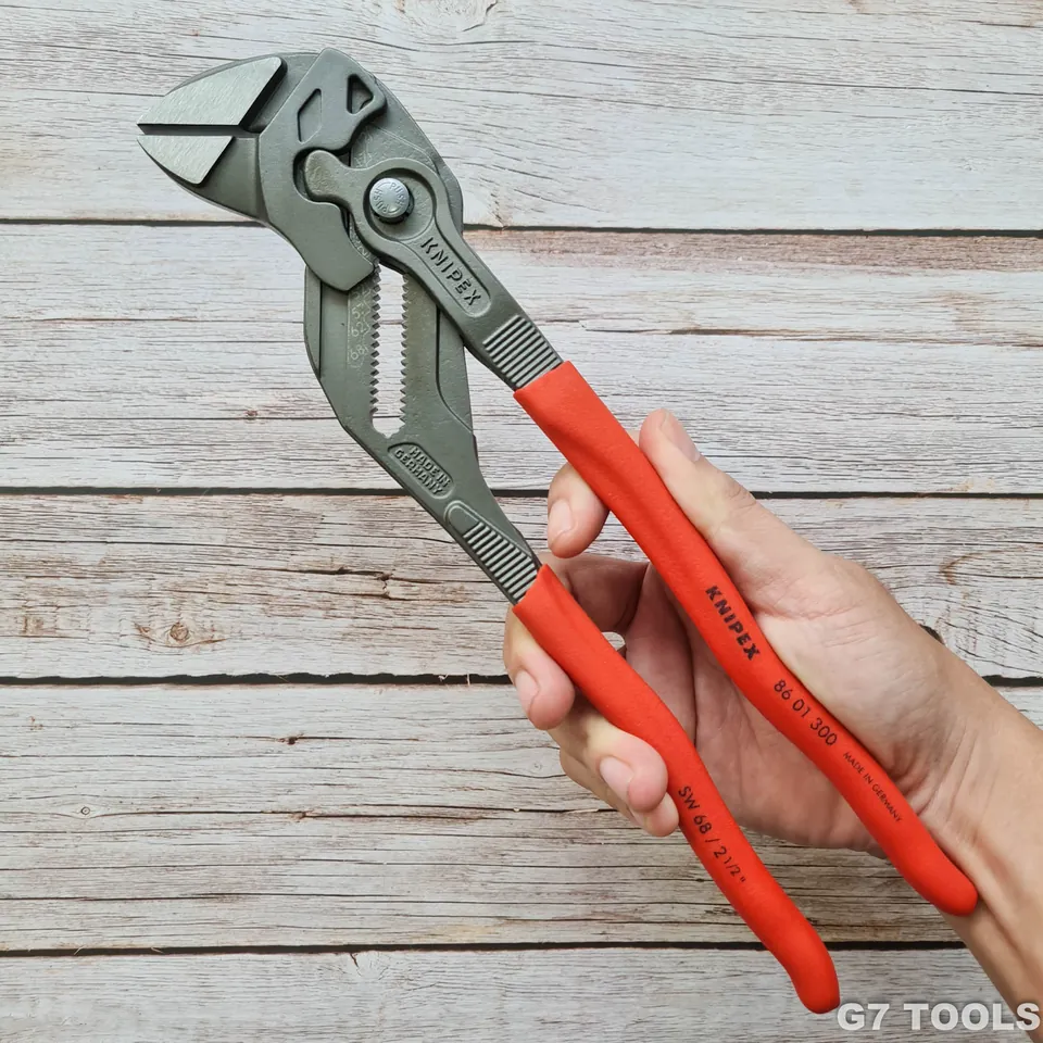 Kìm Mỏ Lết Dài 300mm - mở ốc đến 60mm
