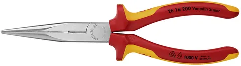 Kìm Mũi Nhọn Knipex 26 16 200 Cách Điện 1000V Chiều Dài 200mm