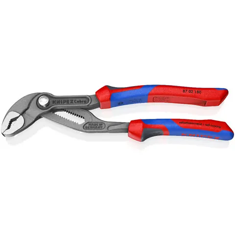 Kìm Nước Mỏ Quạ Knipex Cobra 87 02 180 Mở đến Ø42mm- Sản Xuất Tại Đức