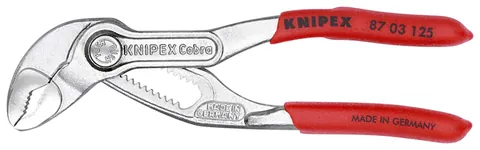 Kìm Nước Mỏ Quạ mini Knipex Cobra 87 03 125 Mở đến Ø29mm dài 125mm Mạ chrome
