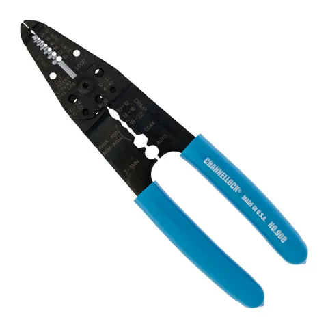 Kìm Tuốt Dây Đa Năng Channellock 908 Hệ Mỹ AWG 10-22 - Chiều Dài 8.25" (210mm)