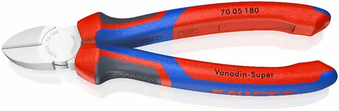 Knipex 70 05 180 - Kìm Cắt Mũi Thon Mạ Chrome Chiều Dài 180mm
