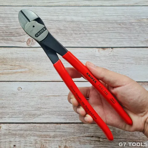 Knipex 74 01 250 Kìm Cắt Thép Thân Chéo Dài 250mm Cắt Thép Lò Xo Ø 3.0 mm
