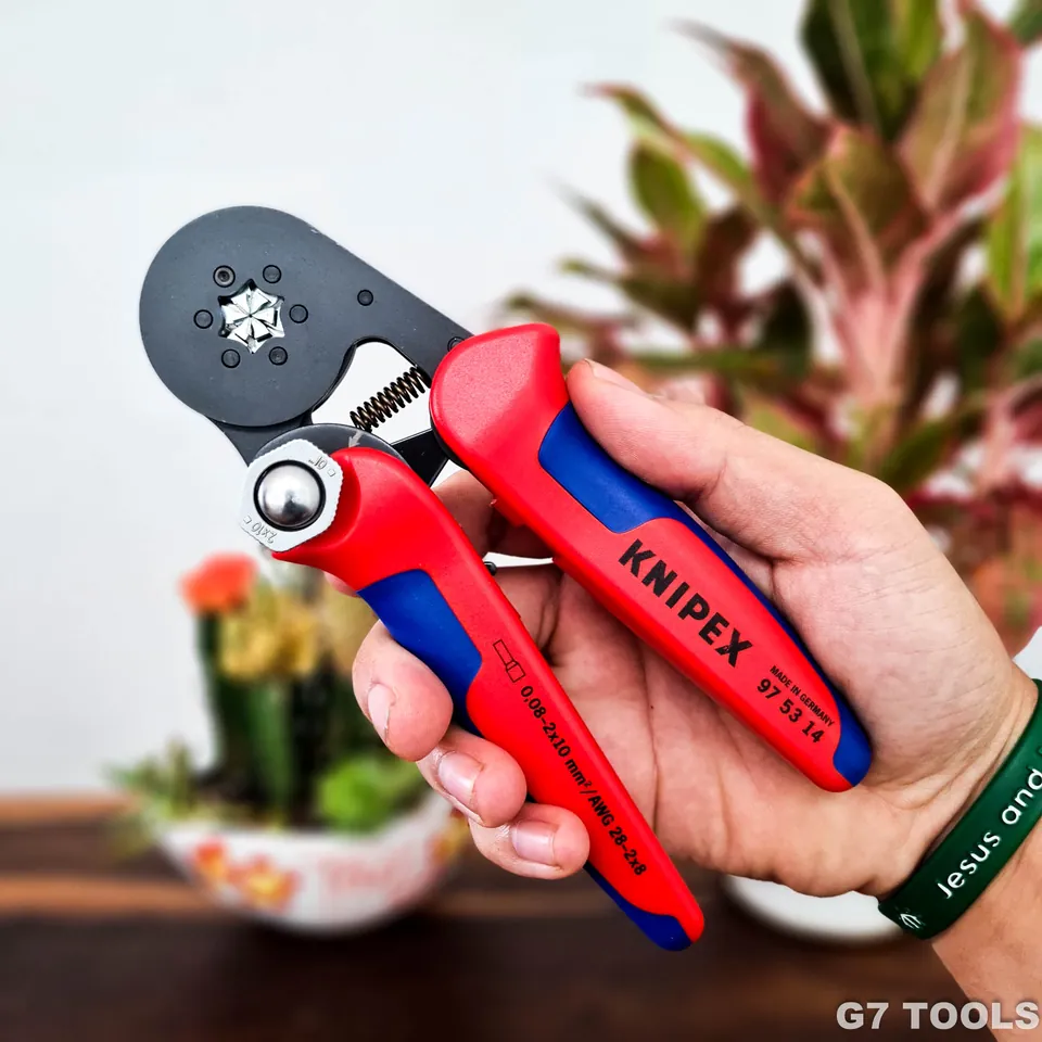 Knipex 97 53 14 - Kìm Bấm Cos Pin Rỗng Wire Ferrules 0.08 - 16 mm²