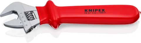 KNIPEX 98 07 250 – Mỏ Lết Cán Đúc Cách Điện 1000V VDE 250mm (10")