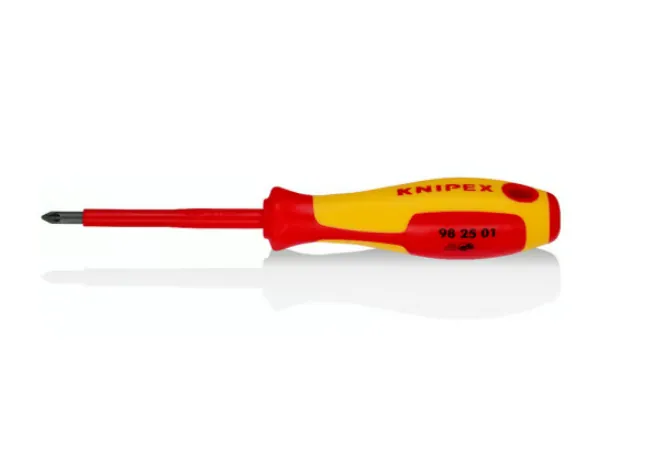 Knipex 98 25 01 - Tua vít PZ 1 Cách điện 1000 Volt, Chiều dài 187mm