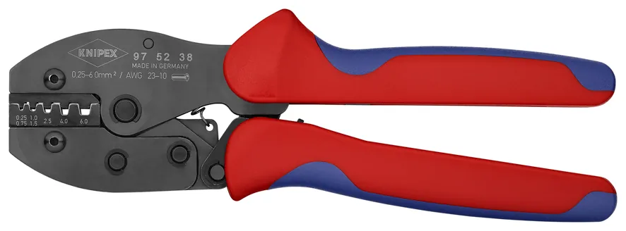 Knipex PreciForce 97 52 38 Kìm Bấm Cos Pin Rỗng 0.25 - 6 mm²