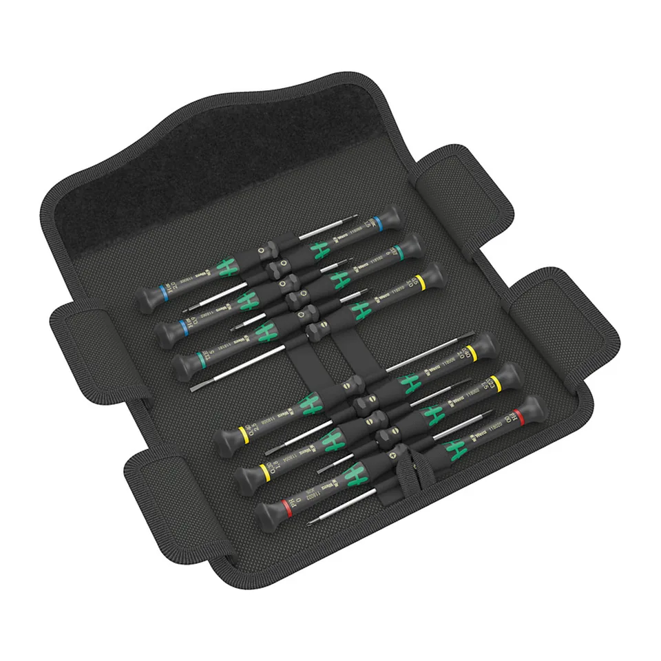 Bộ Tua Vít Mở Linh Kiện Wera Kraftform Micro 12 Universal 1 Gồm 12 Chi Tiết