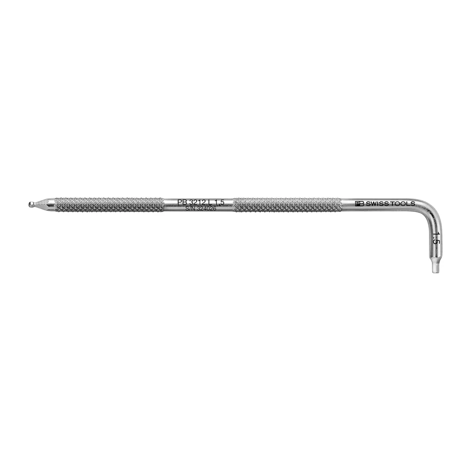 Lục Giác Allen Key Chữ L PB Swiss Tools 3212.L Tay Sần Size 1.5mm
