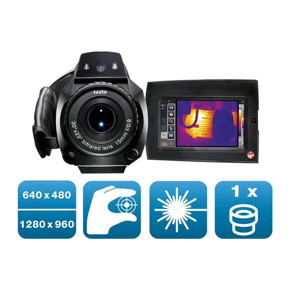 Máy ảnh nhiệt - testo 890 (có thể chọn 1 ống kính)