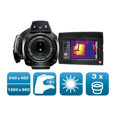 Máy ảnh nhiệt testo 890 kit (có thể chọn 3 ống kính)