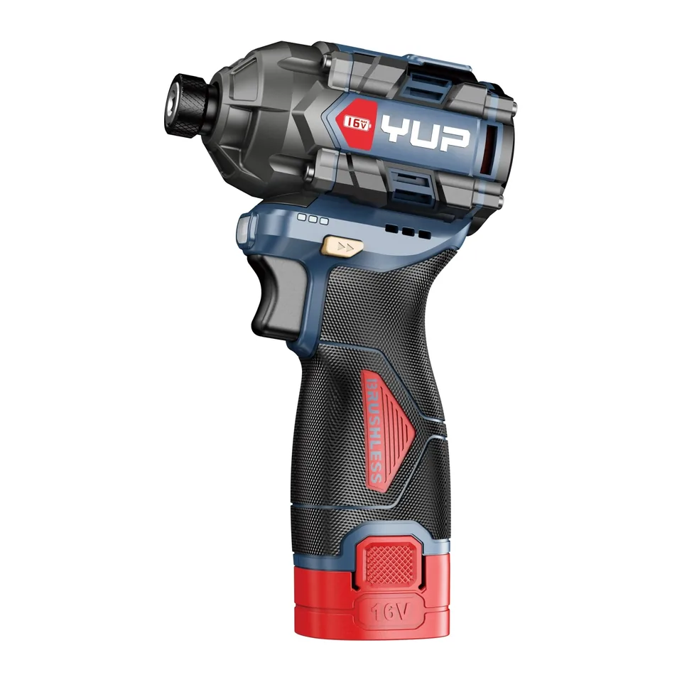 Máy Bắn Vít Pin Có Búa Yupai 16V Lực Siết 150Nm 3 Cấp Chỉnh Lực Full Bộ 2 Pin 2.0Ah - YP16 W150B-N