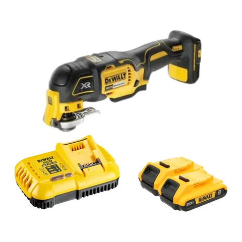 Máy cắt đa năng dùng pin 20V Dewalt DCS356D2 không chổi than (kèm 2pin 2Ah + sạc)