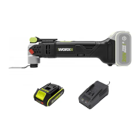 Máy Cắt Đa Năng Pin 20V (1 Pin 2.0Ah, 1 Sạc 2A) Worx WU690.12.2B