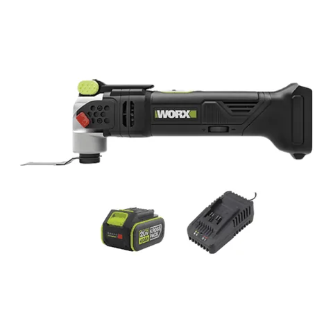Máy Cắt Đa Năng Pin 20V (1 Pin 5.0Ah, 1 Sạc 6A) Worx WU690.15.6B