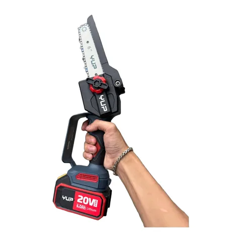 Máy cưa xích pin YUPAI 6" kèm pin 20V Full bộ 2*pin4Ah YP20-CS06A