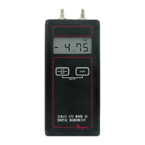 Máy đo chênh áp cầm tay an toàn nội tại Dwyer Series 475 Mark III dải 0 - 1,0 IWC