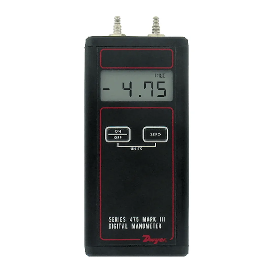 Máy đo chênh áp cầm tay an toàn nội tại Dwyer Series 475 Mark III dải 0 - 1,0 IWC