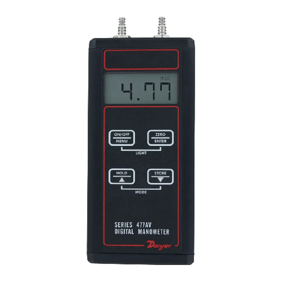 Máy đo chênh áp cầm tay điện tử Dwyer 477AV-3 dải 0 - 200 IWC (7,2 PSI), đo áp suất, lưu lượng, vận tốc gió