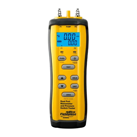 Máy đo chênh áp hai cổng kiêm thử công tắc áp suất Fieldpiece SDMN6
