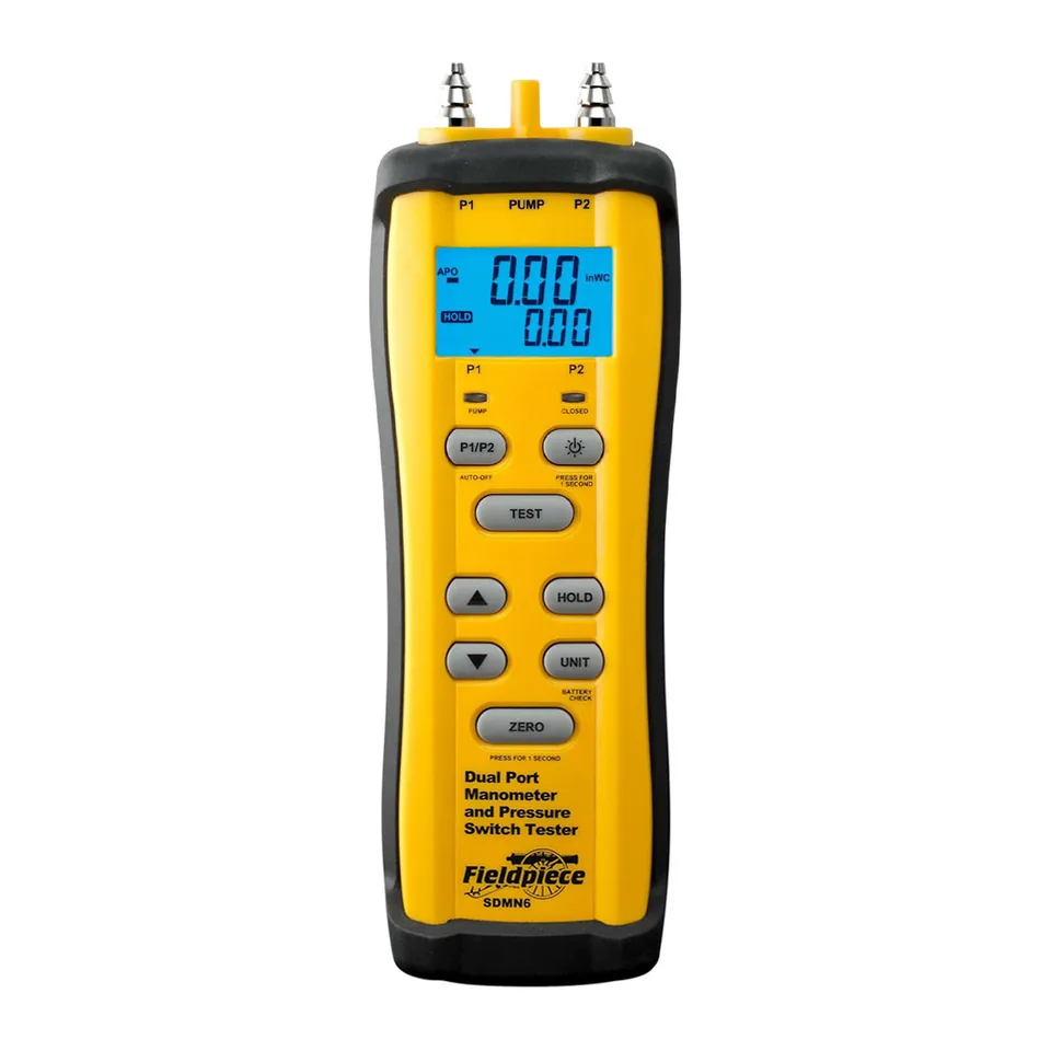Máy đo chênh áp hai cổng kiêm thử công tắc áp suất Fieldpiece SDMN6
