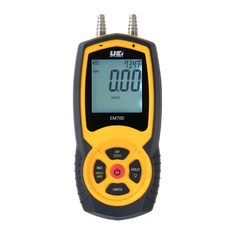 Máy đo chênh áp UEi EM700 dải ±80 inH2O