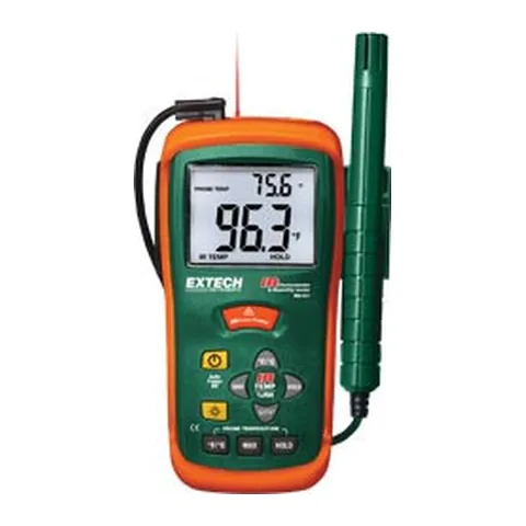 Máy đo độ ẩm - nhiệt độ kèm nhiệt kế hồng ngoại Extech RH101