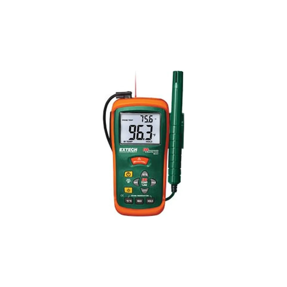 Máy đo độ ẩm - nhiệt độ kèm nhiệt kế hồng ngoại Extech RH101