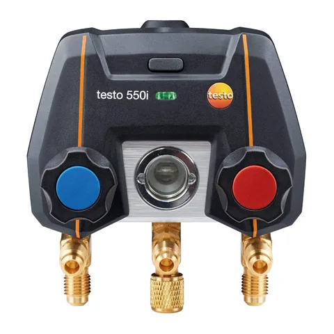 Máy đo gas điện lạnh nhỏ gọn khối van 2 chiều & bluetooth testo 550i