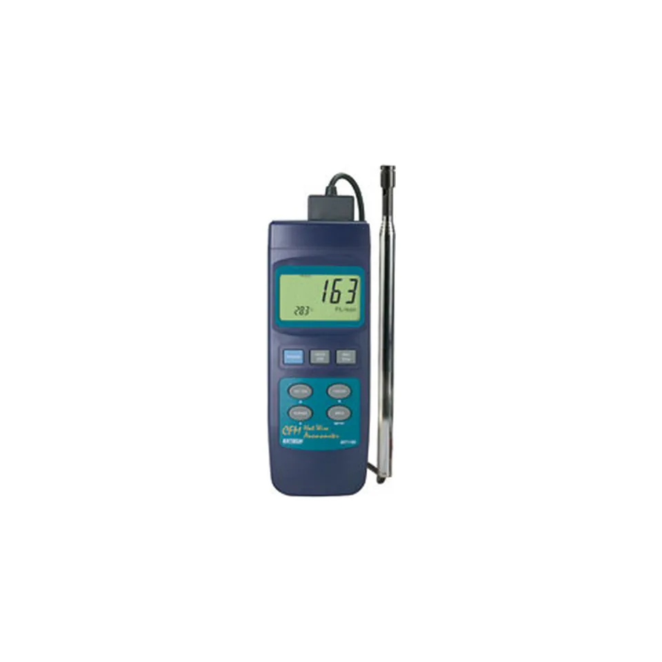 Máy đo gió dây nóng và nhiệt độ Extech đo CFM, loại chịu tải nặng