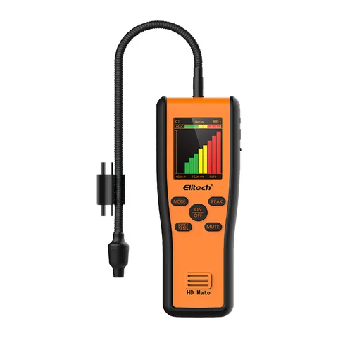 Máy dò rò rỉ gas Elitech HD mate độ nhạy 3g/năm, bơm hút khí trực tiếp, màn hình màu 2.8 inch