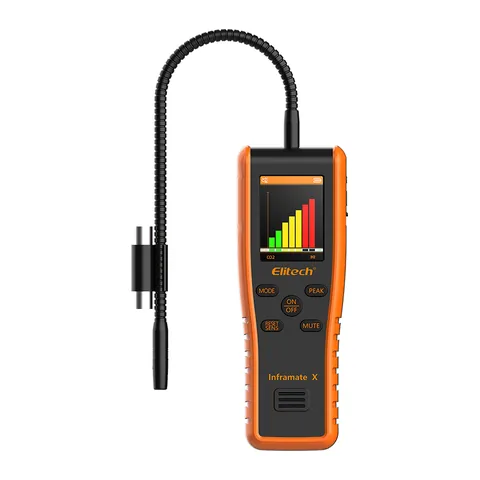 Máy dò rò rỉ gas hồng ngoại 3 trong 1 Elitech Inframate X dò halogen, CO₂ (R744) và HC, Bluetooth