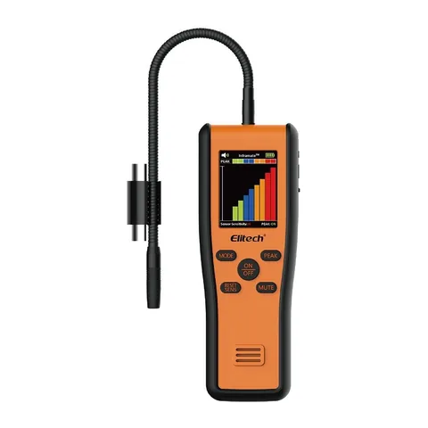 Máy dò rò rỉ gas hồng ngoại Elitech Inframate C cho gas R744 (CO₂), cảm biến bền 40.000 giờ