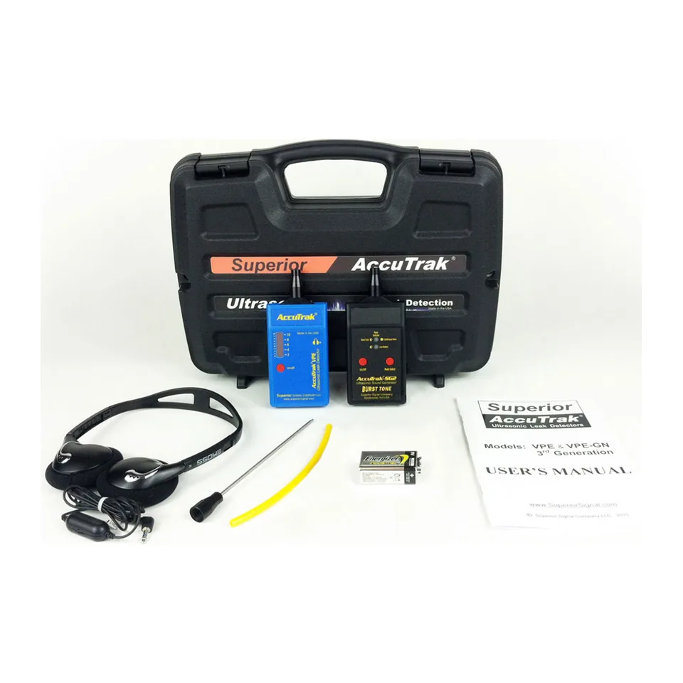 Máy dò rò rỉ siêu âm AccuTrak VPE PLUS kèm đầu dò tiếp xúc, tai nghe stereo và máy phát âm thanh