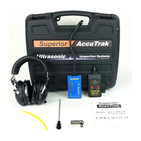 Máy dò rò rỉ siêu âm cổ ngỗng AccuTrak VPE-GN PRO-PLUS kèm tai nghe chống ồn và máy phát âm thanh