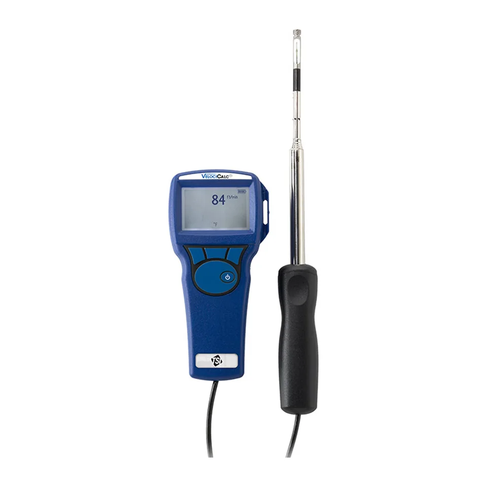 Máy đo tốc độ gió và nhiệt độ TSI 9515 VelociCalc, đầu đo telescopic thẳng