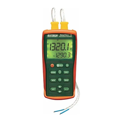 Máy đo và ghi nhiệt độ hai ngõ vào Extech EA15 EasyView, dùng cặp nhiệt điện
