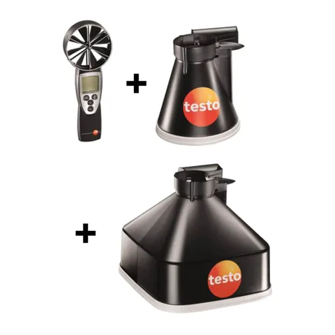 Máy đo vận tốc gió - testo 417 Set 1 đi kèm bộ phễu