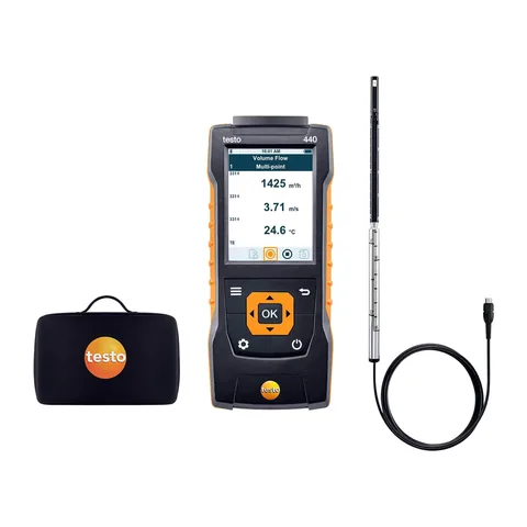 Máy đo vận tốc gió testo 440 (đầu dò sợi nhiệt)