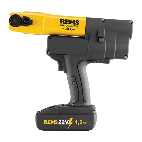 Máy ép ống đồng REMS Mini-Press A4 22V TE400015R110 dùng cho Conex Bänninger MaxiPro, lực ép 23kN