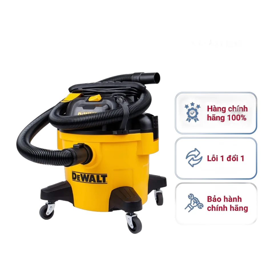 Máy hút bụi công nghiệp 3000W – 4HP 23L Dewalt 3 chức năng DXV23P