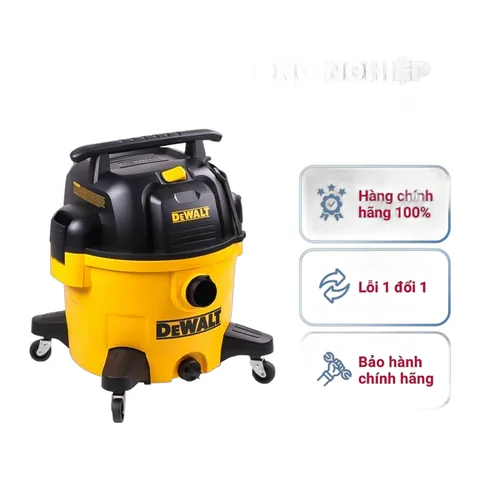 Máy hút bụi công nghiệp Dewalt 34L 3 chức năng ướt/khô/thổi Dewalt - DXV34P
