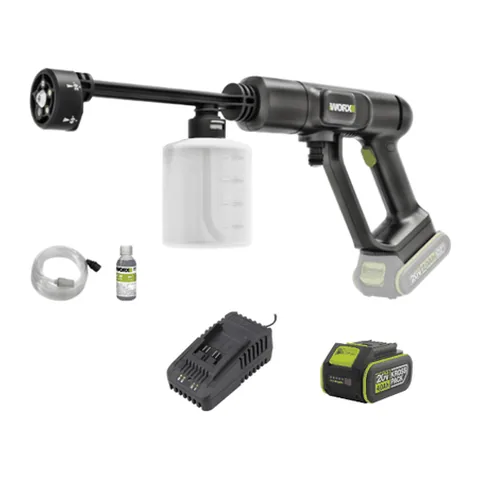 Máy xịt rửa xe pin 20V Worx WU623.14.2B (1 pin 4Ah, 1 sạc 2A)