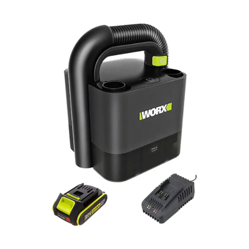 Máy Hút Bụi Ô Tô Dùng Pin 20V (1 Pin 2.0Ah, 1 Sạc 2A) Worx WU035.12.2B