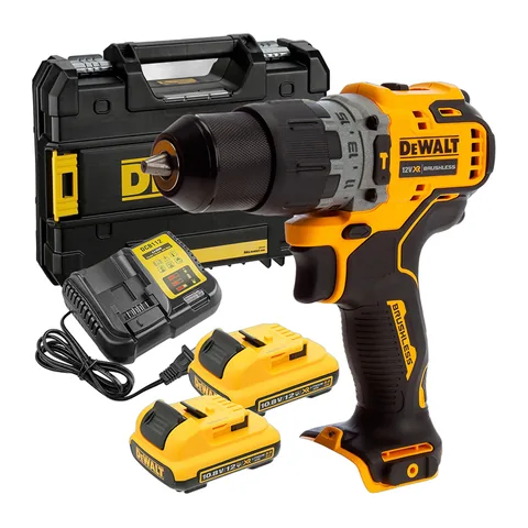Máy khoan cầm tay Dewalt DCD706D2-KR (12V) (Máy, Sạc, 2pin*2Ah Vali)
