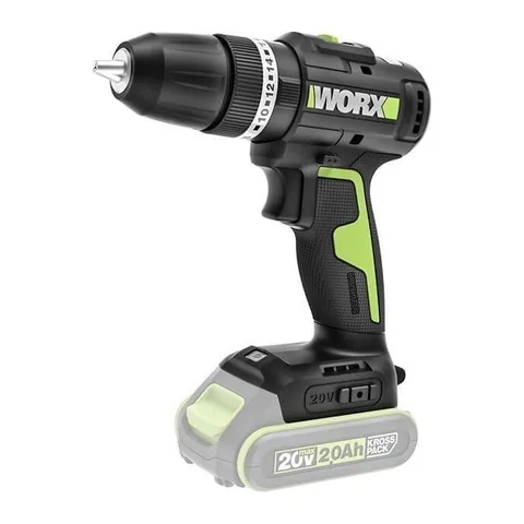 Máy Khoan Pin 20V Có Búa (Pin 4Ah + Sạc 2Ah) Worx WE213.14.2B