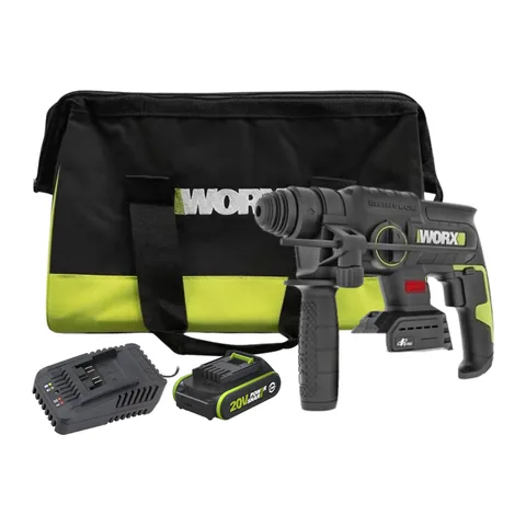 Máy Khoan Pin 20V (Pin 4Ah + Sạc 2Ah) Worx WU387.14.2B