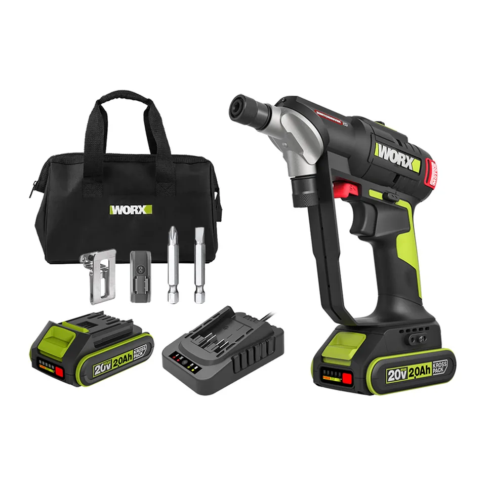 Máy khoan vặn vít 2 đầu dùng pin 20V Worx WU177 (2 Pin 2.0Ah, 1 Sạc)