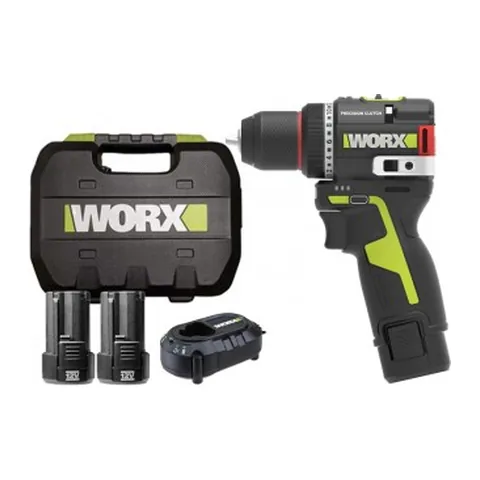 Máy khoan vặn vít dùng pin 12V Worx WU135 (2 Pin 2.0Ah, 1 Sạc)