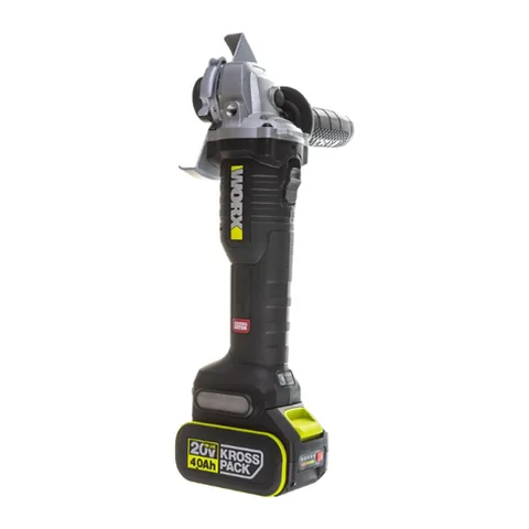 Máy Mài Góc Cầm Tay 20V (1 Pin 2.0Ah, 1 Sạc 2A) Worx WU809.12.2B